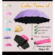 MAGIC 3D FOLDING UMBRELLA MAGIC UMBRELLA DIMENSIONAL RAISED MOTIF