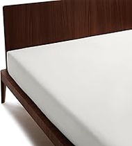 GUZZINI Classic Fitted Sheet 175 x 200 cm Made of 100% Percale Cotton Oeko-Tex Certified, Fresh, Res
