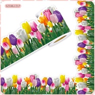 [szxmkj2lp] Flower Border Trim Roll Format Flower Border Paper Easy to Cut 7cm-5m