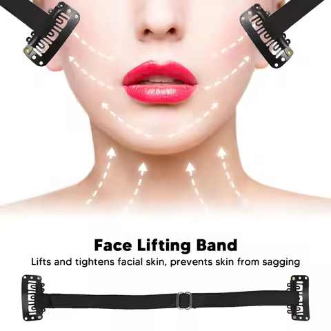 Face Drawstring Hidden Hair Strap Skin Stretch Smoothes Wrinkles Eyelash Trim Face Drawstring Reusab
