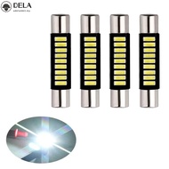 [DELA] 4x 29mm LED Vanity Mirror Light 6000K White Shade Bulb 6641 6614F for Dodge