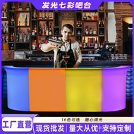 LED Glowing Colorful Bar Counter KTV Bar Bartending Lounge Bar Hotel Reception Cafe Outdoor Combinat