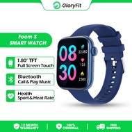 Gloryfit Foom S บลูทูธสมาร์ทนาฬิกาผู้ชาย Smart Watch 1.80 นิ้วแฟชั่นนาฬิกา เครื่องวัดอัตราการเต้นของหัวใจ นาฬิกาสมาร์ท สำหรับ Android ios phone มีเครื่องคิ