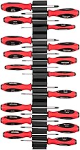 TEKTON Phillips, Slotted, Torx, Square Screwdriver Set with Modular Organizers - 4 Inch Shanks, 18-P