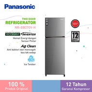 Panasonic NR-BB270V-H Kulkas 2 Pintu Top Freezer + Inverter - Grey