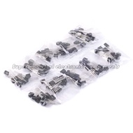 BC337 BC327 2N2222 2N2907 2N3904 2N3906 S8050 S8550 A1015 C1815 10Values X10pcs=100 Transistors Set 