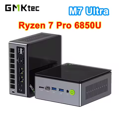 GMKtec NucBox M7 Ultra Mini PC AMD Ryzen 7 PRO 6850U Windows 11 Pro DDR5 32GB 1TB SSD WFi6 BT5.2 RJ4