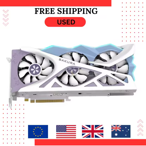 USED Yeston-AMD RX 6750GRE EAGLE 10G Three fan graphics card