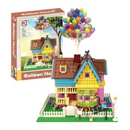 🎊ส่งภายใน24ชม🎊Disney Up Balloon House ใช้งานร่วมกับ LEGO Block Model 1:1 (598 ชิ้น) ของขวัญของเล่นเพ