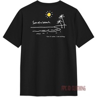 Fpc Id Clothing Distro Summer Sun Of A Beach Out T-Shirt Cotton Combed 30s Material Short Sleeve Shi