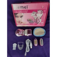Kemei Electric Hair Remover 3in1 Lady Model km-376 Women's Shaver Leg Removal Armpit And Roller Foot