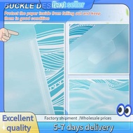 12 X 12 Scrapbook Paper Storage Bag Scrapbook Storage with Buckle Design, Clear Paper Storage Bag fo