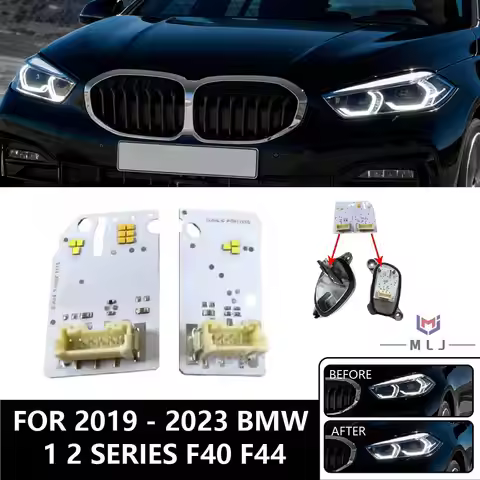 White Angel Eyes DRL Boards Car Headlight DRL Light Chips For BMW 1 Series F40 2 Series F44 2019-202