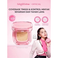 Glad2Glow Perfect Cover Cushion Foundation Waterproof Make Up Setting Concealer BB Cream Long Lastin