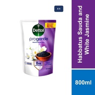 [Bundle of 4] Dettol Shower Gel Progentle Care 800ml