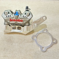 RXZ Original Brembo GP4 Mini 82mm Radial Brake Caliper Front 4 Pot Set Siap Bracket and Spacer Pnp