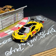 MINIGT 1/64 Chevrolet Corvette Z06 GT3 R 1168 Alloy Diecast Car Model Toy Birthday Gift