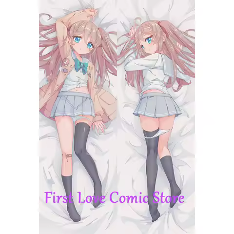 Neuro-sama Dakimakura Pillow Case Kawaii Japanese Anime Girl Body Pillow Cover Otaku Waifu Hugging T