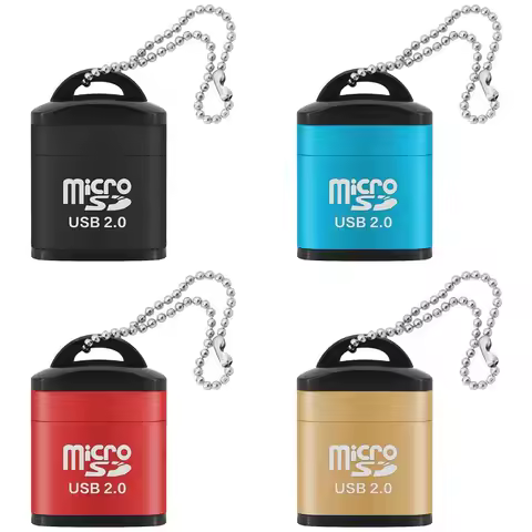 USB 2.0 Micro SD TF Card Reader Adapter Portable Mobile Phone Memory Card Reader for Car Audio Reade