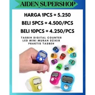 ASS MINI DIGITAL TASBIH MINIMALIST TALLY COUNTER/ LED FINGER TARAWIH DZIKIR/ COUNTING TOOL/