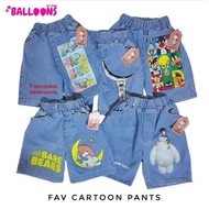 Cartoon Shorts 1-7T