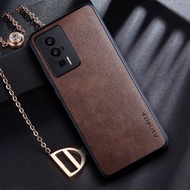 Case for Xiaomi Poco F5 Pro coque with Retro business PU leather Skin design phone cover for xiaomi poco f5 pro case funda