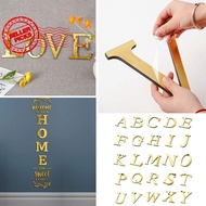 3D Mirror Wall Sticker 26 English Alphabet Letter DIY Birthday Party Room Decor Home Wedding F2V6