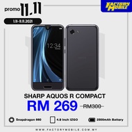 Sharp Aquos R Compact 3GB Ram 32GB Rom Snapdragon 660 Original Second Hand Mobile Phone Used