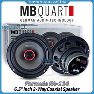 MB Quart Formula 6.5" inch 2-Way Speaker**100%Original** FA-116 180Watts Peak Power