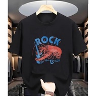 The B52s Band Rock Lobster Adult Short Sleeve T-Shirt Graphic Tee T-shirt Tees for Man Wanita Graphi