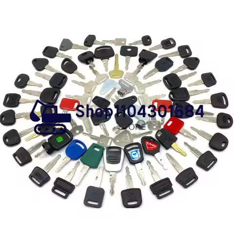 50pcs Excavator Keys for H800 34B0557 888 777 Ca Sany Hitachi Kobelco XCMG Vo Doosan Liugong Komatsu