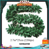 GANTUNGAN Ntl07 Garland Door Hanger 2.7M X 25Cm Christmas Decoration Tree Decoration 270Cm 9Feet 9 F