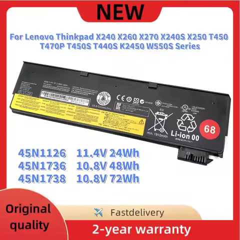 45N1125 45N1126 Laptop Battery For ThinkPad T440S T450 T460 T460P T470P T550 T560 X240S X250 X260 X2