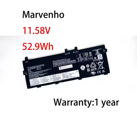 Marvenho New 11.58V 4475mAh 51.8Wh L20M3P71 L20C3P71 L20L3P71 Laptop Battery for Lenovo ThinkPad X13