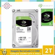 Seagate BarraCuda（ST2000DM008）2TB HDD 7200 RPM 256MB Cache SATA 6Gb/s 3.5" Internal Hard Drive