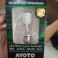 M2b ORIGINAL H6 AC/DC AYOTO 2-sided Front LED Light Bulb