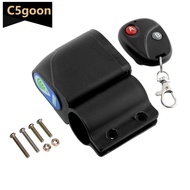 C5GOON Wireless Remote Control Bicycle Alarm Device Anti-Theft Vibration Sensor System Touch Impact 