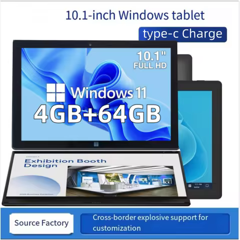10.1 INCH 64 Bit AR40 Tablet PC 4GB RAM 64GB ROM WINDOWS 11 N3350 CPU 1920 x 1200 IPS WIFI Quad Core