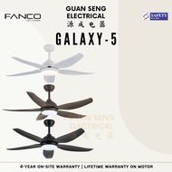[Installation] FANCO Galaxy-5 38" 48" 56" DC Motor Ceiling Fan with 3 Tone LED Light Kit and Remote Control | Guan Seng