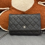 （台灣購證🇹🇼）Chanel Woc 黑銀荔枝