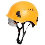 หน้ากากมีในตัวหมวกกันน็อคสำหรับเล่นสเก็ตบอร์ด ABS แบบแข็งลายคาร์บอนไฟเบอร์หมวกป้องกันศีรษะสำหรับวิศวกรป้องกันศีรษะแบบอุตสาหกรรม ANSI