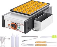 Electric Octopus Ball Machine Takoyaki Maker 28 Holes Commercial Nonstick Japanese Takoyaki Octopus Ball Maker 40mm Electric Takoyaki Machine