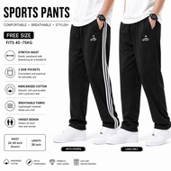 Men Sport Track Pants/ Unisex Sport Pants/ Seluar Trek Lelaki/ Seluar Trek Perempuan Sport