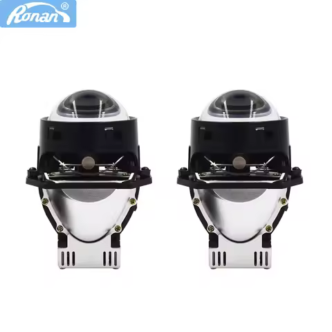 RONAN 3.0inch Bi-LED Projector TIR Lens Headlight Upgrade Kit Built in Driver 5500K 2800LM 58W Unive