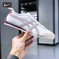 Onitsuka Tiger Shoes 6-6 Outdoor Shoes for Men's Shoes Women's Casual Rice White Blue Red Leather Soft Soles