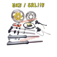 Lagenda 115/SRL115/ SRL115Z/SRL 115 zr Modify EX5 Fork Set+ Master Brake Pump+Caliper+Disc Brake Pla