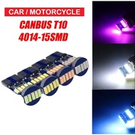 Car Led T10 Bulb Light 12v Motorcycle Headlamp Headlight Roof Plate Signal Lampu Mentol LED Kereta