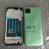 REALME C11 - Fullset Casing Hp Realme C11 RMX2185 Backdoor Rear Cover + Frame Bone lcd Bekdor Lcd Re