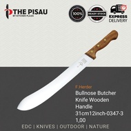 F.Herder Bullnose Butcher Knife Wooden Handle 31cm/12inch-0347-31,00
