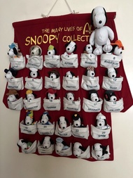 The Many Lives of Snoopy Collection McDonald's 麥當勞史努比公仔收藏  2001 珍藏掛布 + 28隻布偶